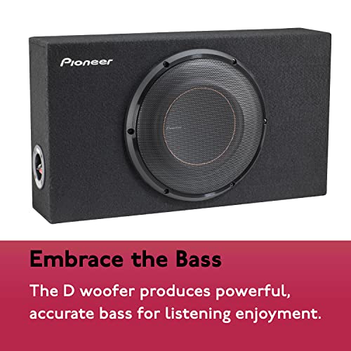 PIONEER TS-D10LB – Powerful 10” Pre-Loaded Subwoofer with Sealed Enclosure, 1300 Watts Peak Power, and Compact Design for Deep Bass Sound PIONEER TS-D10LB – Powerful 10” Pre-Loaded Subwoofer with Sealed Enclosure, 1300 Watts Peak Power, and Compact Design for Deep Bass Sound